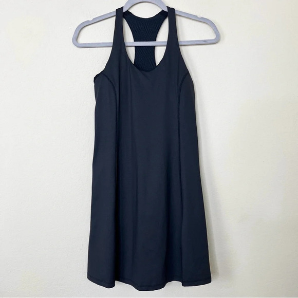 Outdoor Voices Doing Things Dress Black Athletic Workout Tennis Mini - Picture 5 of 16